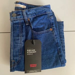 levi’s ribcage straight ankle jeans